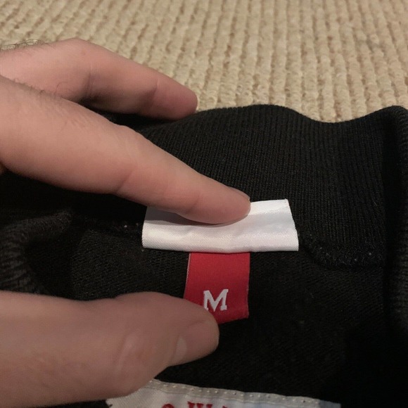 Mens Mitchell & Ness NFL Front Stripe Full Zip Sweater Pittsburgh Steelers M - Picture 6 of 11